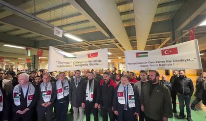 Balıkçılar Gazze için mesai yaptı