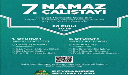 Namaz Çalıştayı'nın 7'ncisi Gaziantep'te düzenlenecek