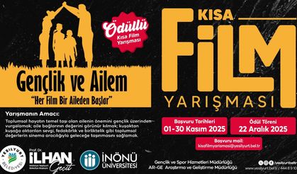 Yeşilyurt Belediyesi "Gençlik ve ailem" temalı ödüllü kısa film yarışması düzenliyor
