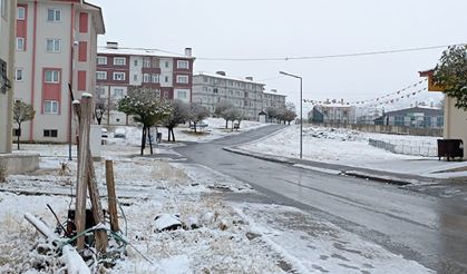 Bitlis mevsimin ilk karıyla beyaza büründü