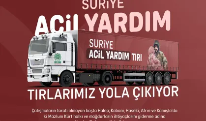 Umut Kervanı’ndan Suriye’ye yardım çalışmaları sürüyor