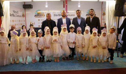 Kahta'da 4-6 yaş miniklerden Kur'an-ı Kerim programı