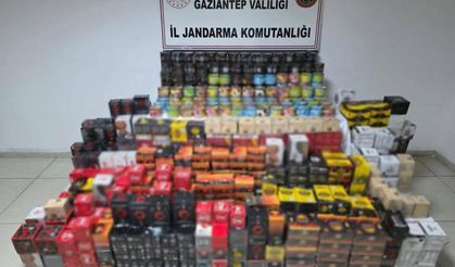 Gaziantep’te 1,5 milyon TL’lik kaçak nargile ürünü ele geçirildi