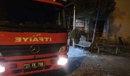 Mardin'de apartman dairesinde yangın