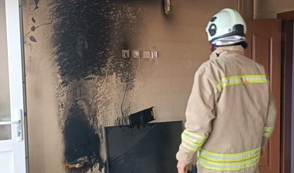 Mardin'de müstakil evde yangın