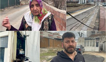 Yüksek gerilim hattından kopan teller yürekleri ağza getirdi