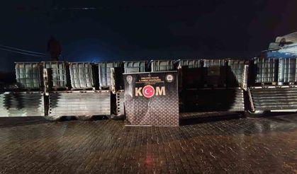 Şanlıurfa'da 21 bin litre kaçak akaryakıt ele geçirildi