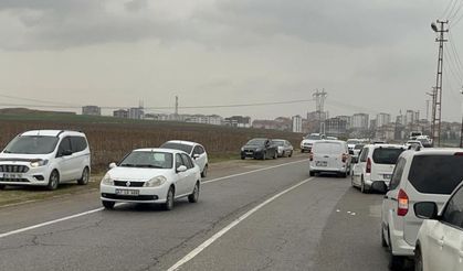 Batman’da bedava lahanayı duyan yağmura rağmen tarlaya akın etti