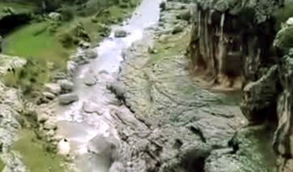 Gaziantep’te kuruyan çay yıllar sonra yeniden akmaya başladı