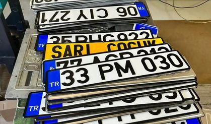 Standart dışı plakalara kesilen cezalar iptal edildi