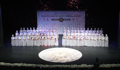 Hafızlıklarını tamamlayan 75 genç kız icazetlerini aldı