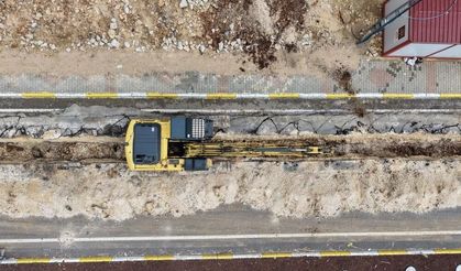 Mardin'in mahallesinde atık su hattı çalışması tamamlandı