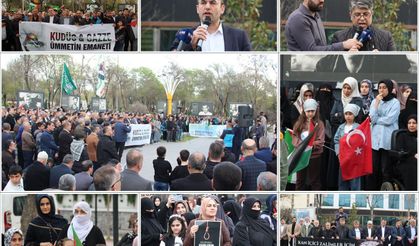 Mescid-i Aksa'nın kapatılması ve idam kararına Batmanlılardan sert tepki