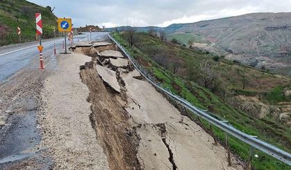 Siirt’te heyelan: Ulaşım kontrollü sağlanıyor