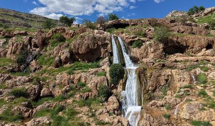 Mardin’de GAP Şelalesi yeniden coştu