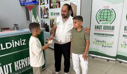 Minik yüreklerden Gazze'ye bayram kardeşliği