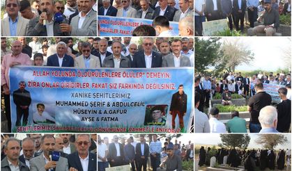 Xanikê (Kozluca) şehitleri kabirleri başında yad edildi
