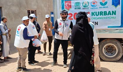 Yardım kuruluşları Yemen'de kurban eti kesimine başladı