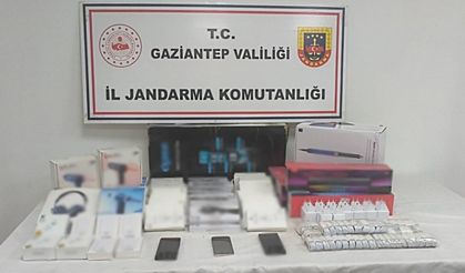 Gaziantep'te çok ayıda kaçak malzeme ele geçirildi: 2 gözaltı