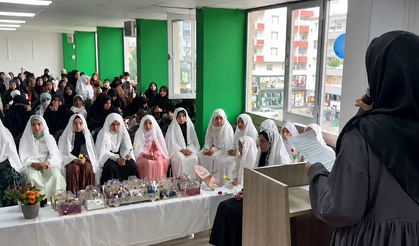 Gaziantep'te genç kızlar tesettüre adım attı