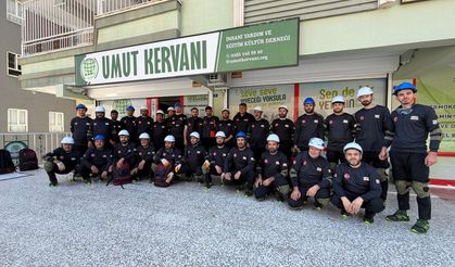 Umut Kervanı Arama Kurtarma Ekibi akreditasyon almaya hak kazandı