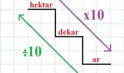 Arazi ölçü birimleri nelerdir? Ar, dekar, dönüm ve hektar hesaplama