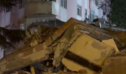 İstanbul'da bina çöktü: Enkazda arama çalışması başlatıldı