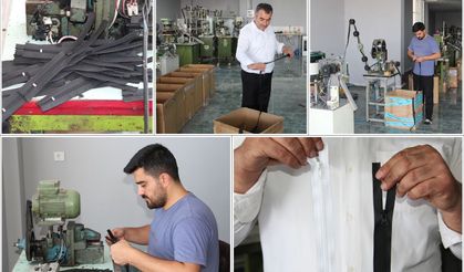 Tekstil kenti Batman'da fermuar üretimi de başladı