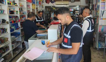 Şanlıurfa'da kırtasiye denetimlerinde 44 işletmeye ceza kesildi