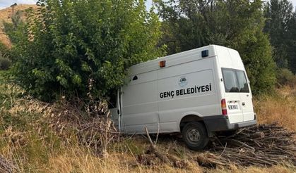 Bingöl'de belediye minibüsü ağaca çarptı: 3 kişi yaralandı