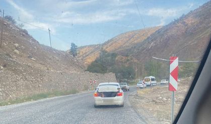 Otomobilin bagajında tehlikeli yolculuk