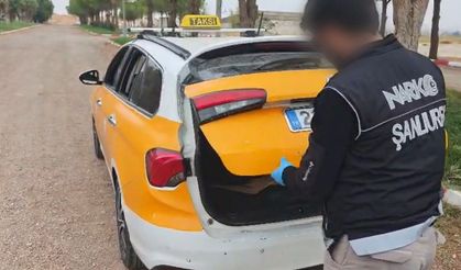 Ticari takside 2 kilo 100 gram skunk ele geçirildi