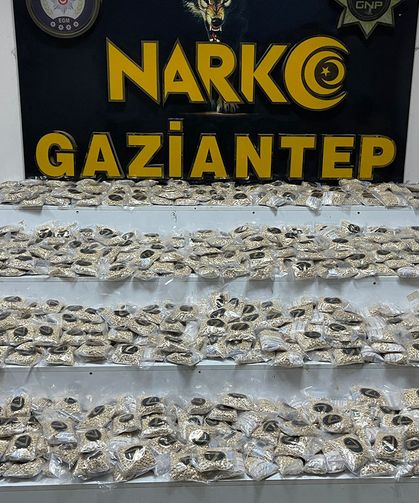 Gaziantep'te 3 milyon adet narkotik hap ele geçirildi