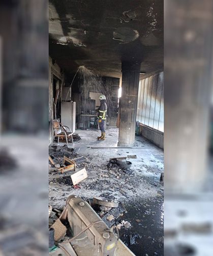Şanlıurfa’da çıkan yangın bir evi küle çevirdi