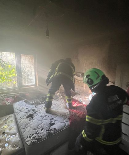 Siirt'te evde çıkan yangın söndürüldü