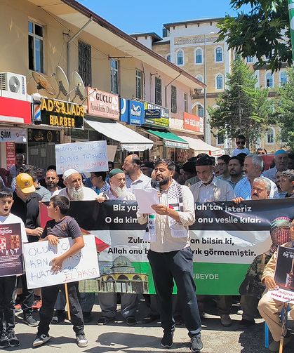 Elazığ'da Gazze’ye destek yürüyüşü: Susmayacağız, affetmeyeceğiz!