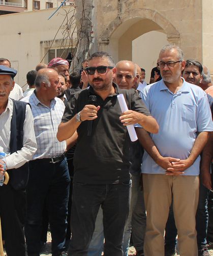 Cizre’de TOKİ site sakinlerinden tepki: Sosyal donatı alanları hukuksuzca yıkıldı