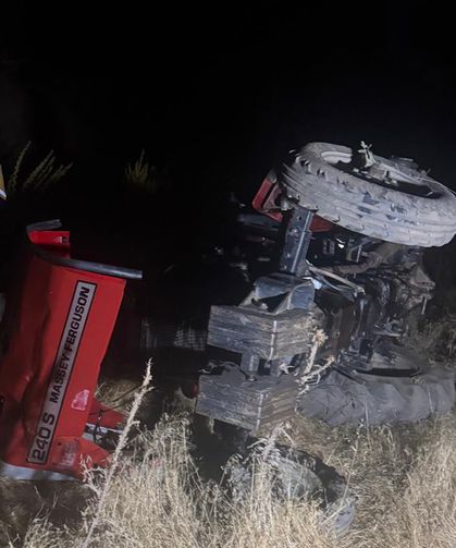 Malatya'da traktör devrildi: 1 ölü