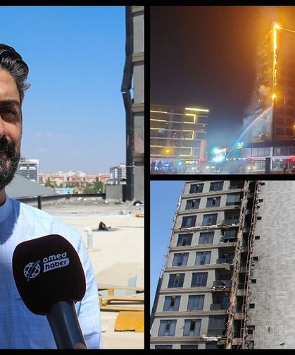 Diyarbakır'da 13 katlı plaza yangını sonrası firma yetkilisi konuştu