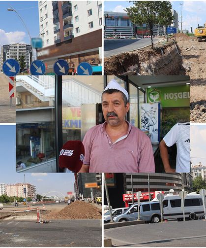 Diyarbakır'da altyapı çalışması uzadı, esnafın işi durma noktasına geldi