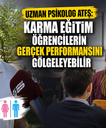 "Karma eğitim öğrencilerin performansını gölgeleyebilir"