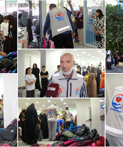 Diyarbakır'da yüzlerce yetim öğrencinin yüzünü güldüren destek