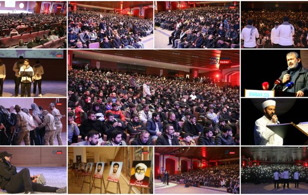 Diyarbakır'da düzenlenen "Şehadet Gecesi"nden kareler