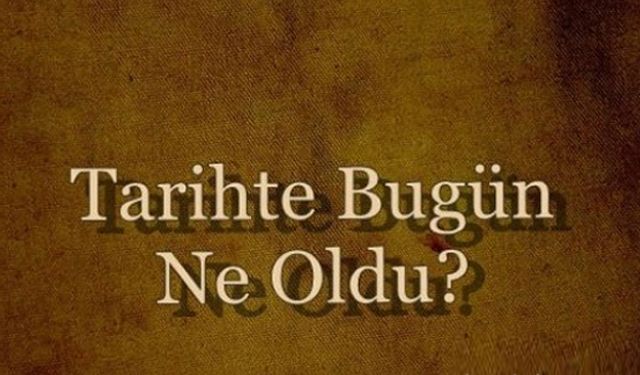 Tarihte Bugün: 13 Eylül