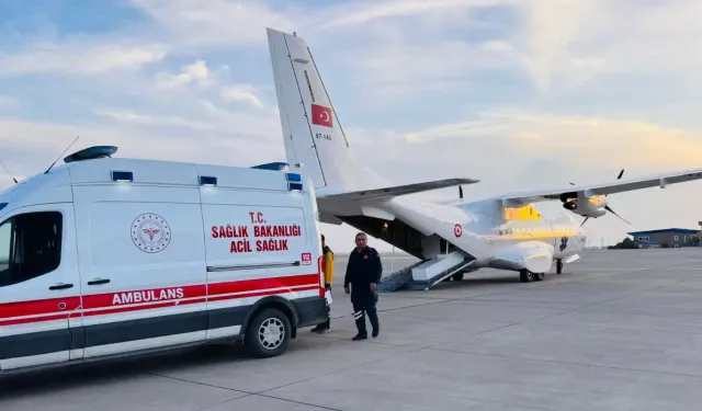 6 aylık bebek ambulans uçakla Ankara'ya nakledildi