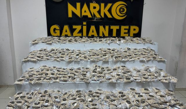 Gaziantep'te 3 milyon adet narkotik hap ele geçirildi