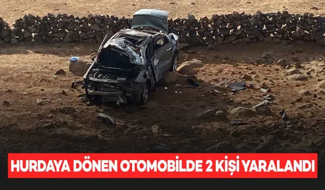 Diyarbakır'da otomobil takla attı: 2 yaralı