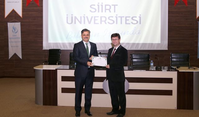 Siirt Üniversitesi’nde "Yeşil ufuklar" paneli düzenlendi