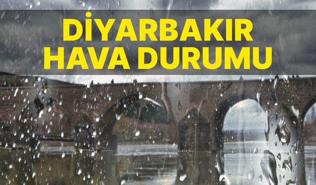 1 Aralık günü Diyarbakır'da hava nasıl olacak?