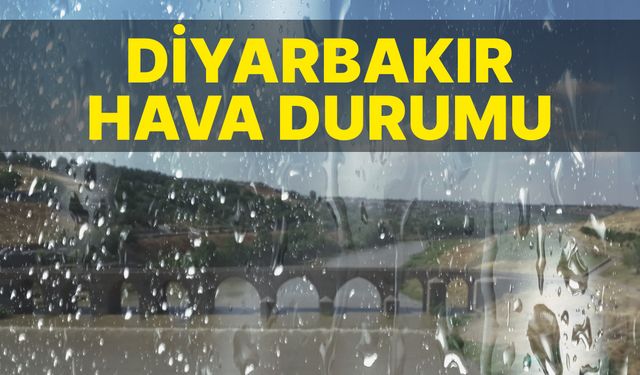 Bir ıslanıp bir ısınacağız! Diyarbakır'da hava belirsiz